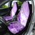 Hawaiian Tapa Car Seat Cover Traditional Vintage Pattern Violet LT05 - Polynesian Pride