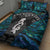 New Zealand Aotearoa Quilt Bed Set Maori Taniwha Paua Shell