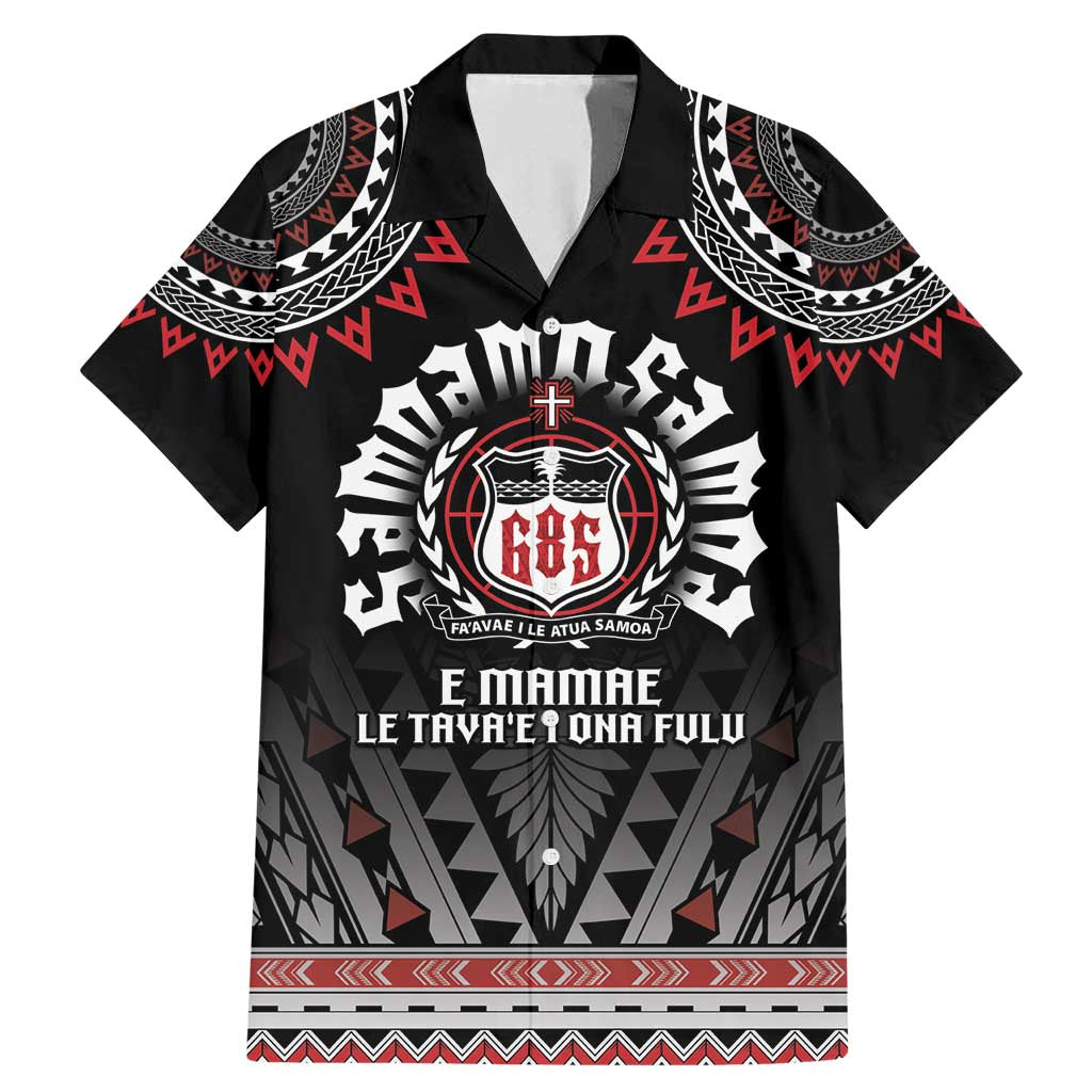 Personalised Samoa Black Saturday Family Matching Mermaid Dress and Hawaiian Shirt Samoa For Samoans