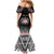 Personalised Samoa Black Saturday Family Matching Mermaid Dress and Hawaiian Shirt Samoa For Samoans