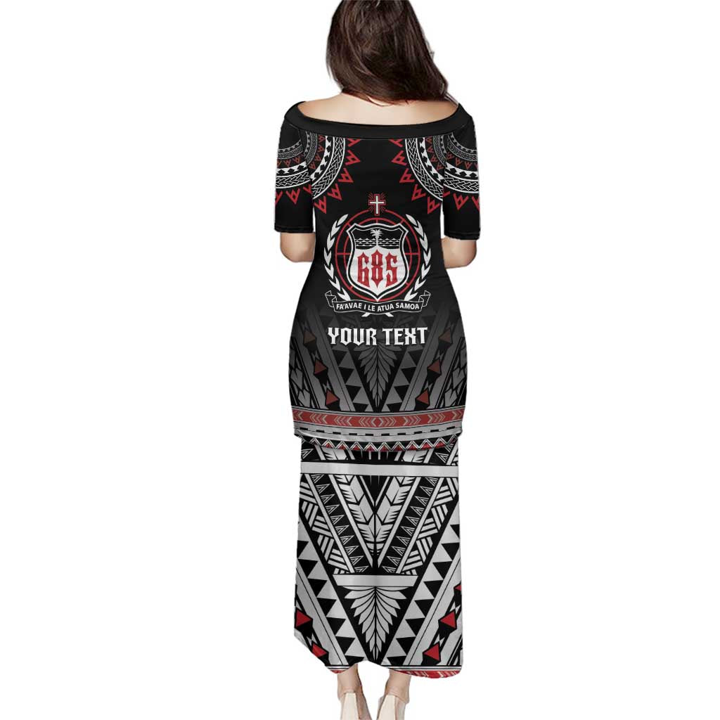 Personalised Samoa Black Saturday Family Matching Puletasi and Hawaiian Shirt Samoa For Samoans