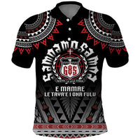 Personalised Samoa Black Saturday Polo Shirt Samoa For Samoans