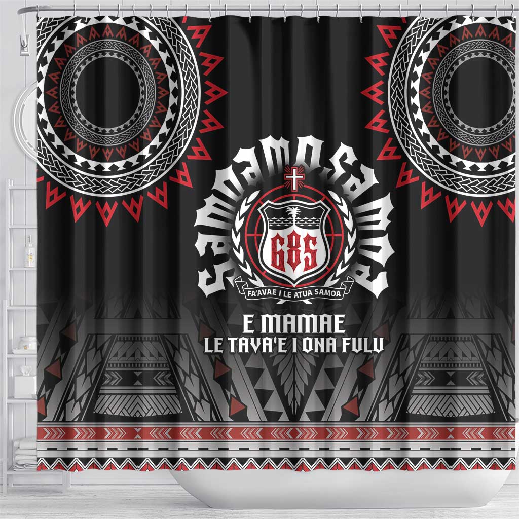 Samoa Black Saturday Shower Curtain Samoa For Samoans