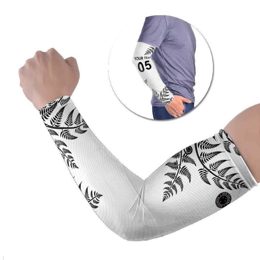 Custom New Zealand Football Arm Sleeves Aotearoa Pride - Polynesian Pride