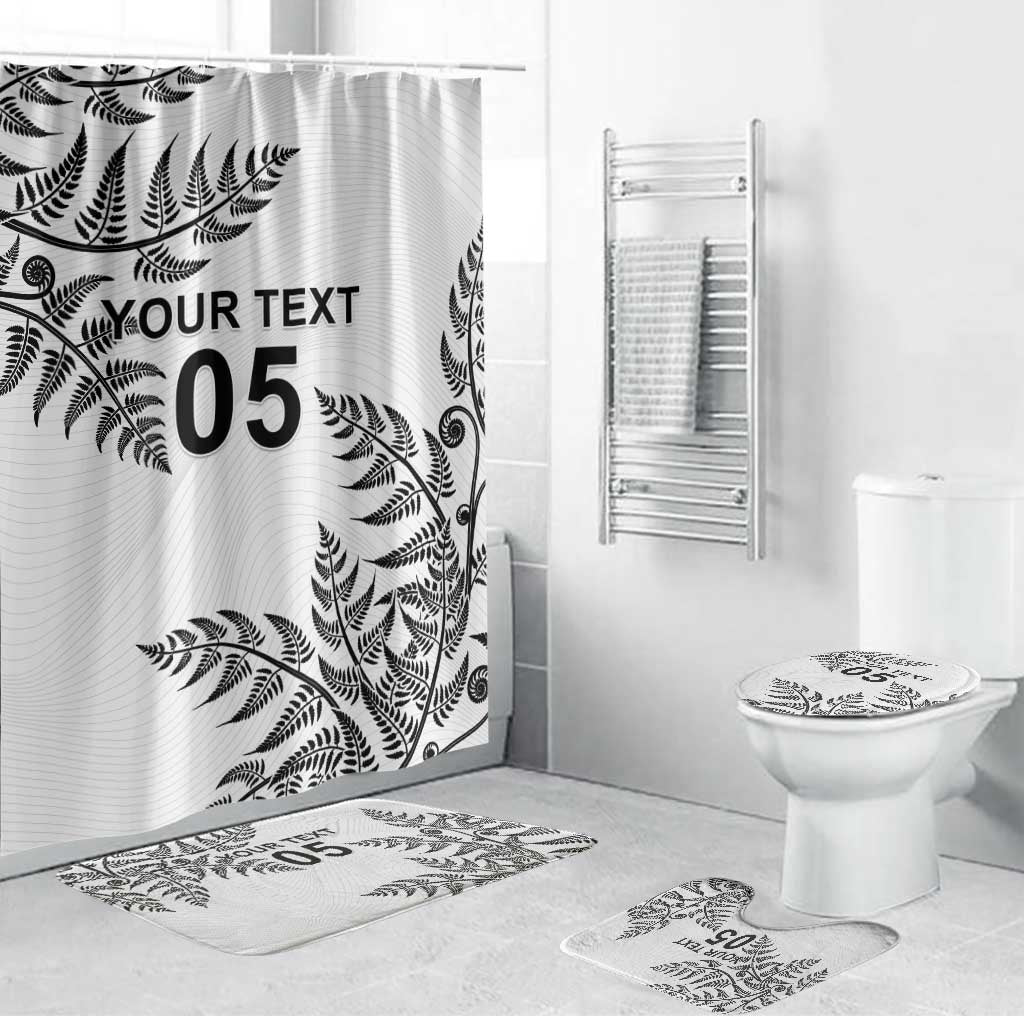 Custom New Zealand Football Bathroom Set Aotearoa Pride - Polynesian Pride