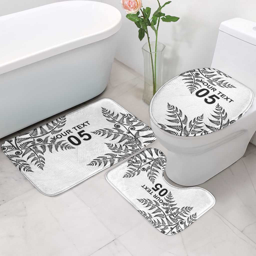 Custom New Zealand Football Bathroom Set Aotearoa Pride - Polynesian Pride