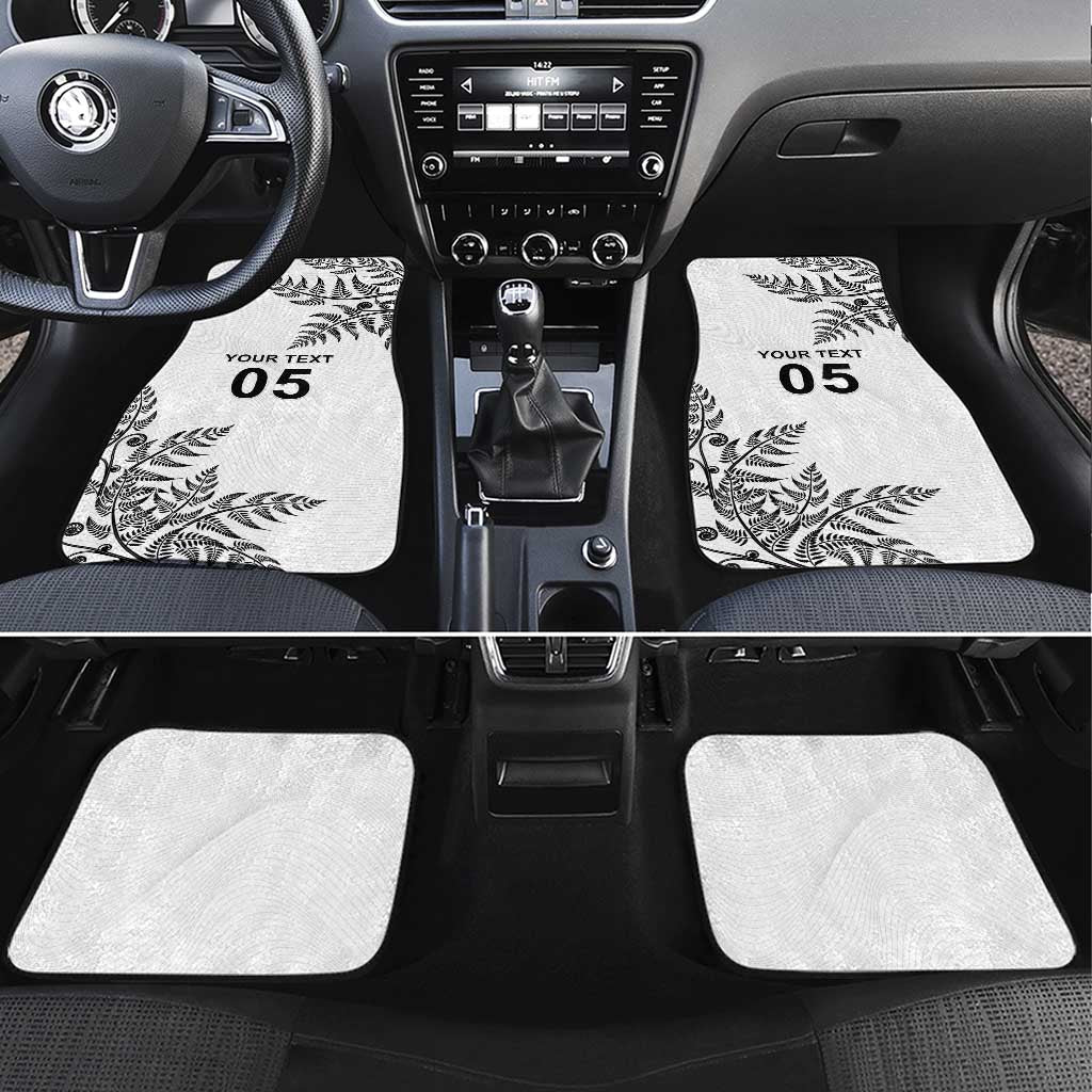 Custom New Zealand Football Car Mats Aotearoa Pride - Polynesian Pride