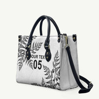 Custom New Zealand Football Leather Bag Aotearoa Pride - Polynesian Pride