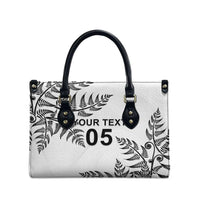 Custom New Zealand Football Leather Bag Aotearoa Pride - Polynesian Pride