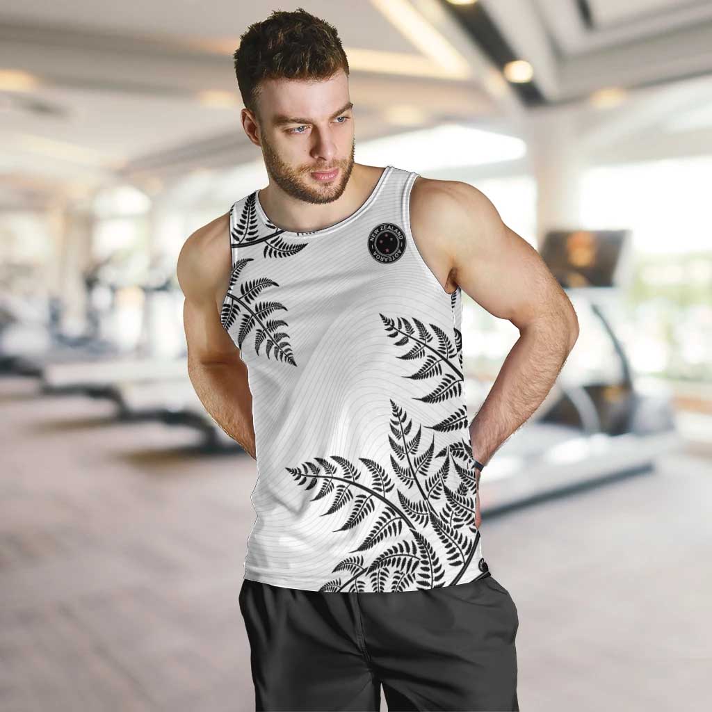 Custom New Zealand Football Men Tank Top Aotearoa Pride - Polynesian Pride