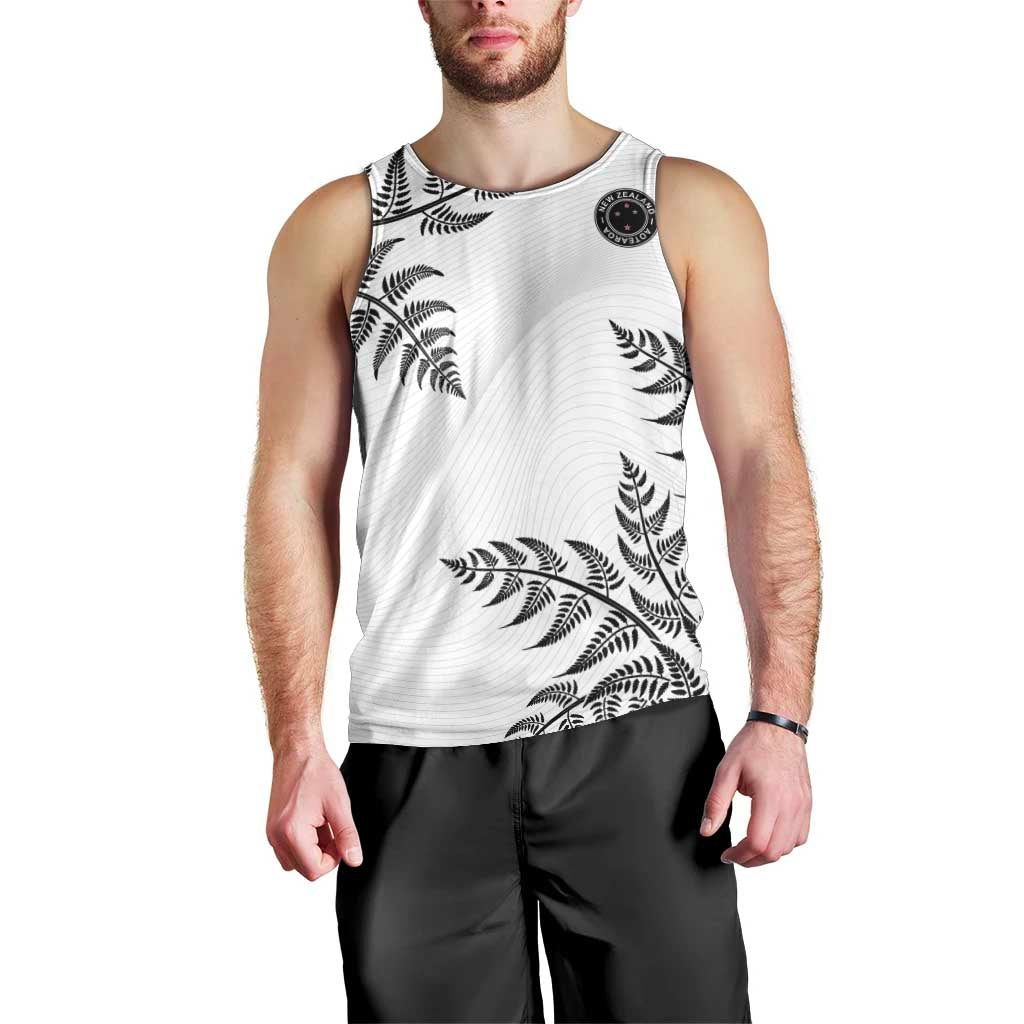 Custom New Zealand Football Men Tank Top Aotearoa Pride - Polynesian Pride