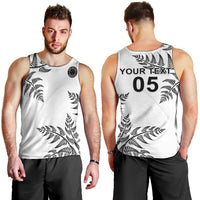 Custom New Zealand Football Men Tank Top Aotearoa Pride - Polynesian Pride