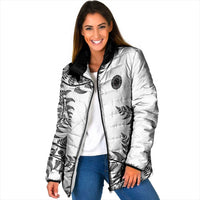 Custom New Zealand Football Padded Jacket Aotearoa Pride - Polynesian Pride