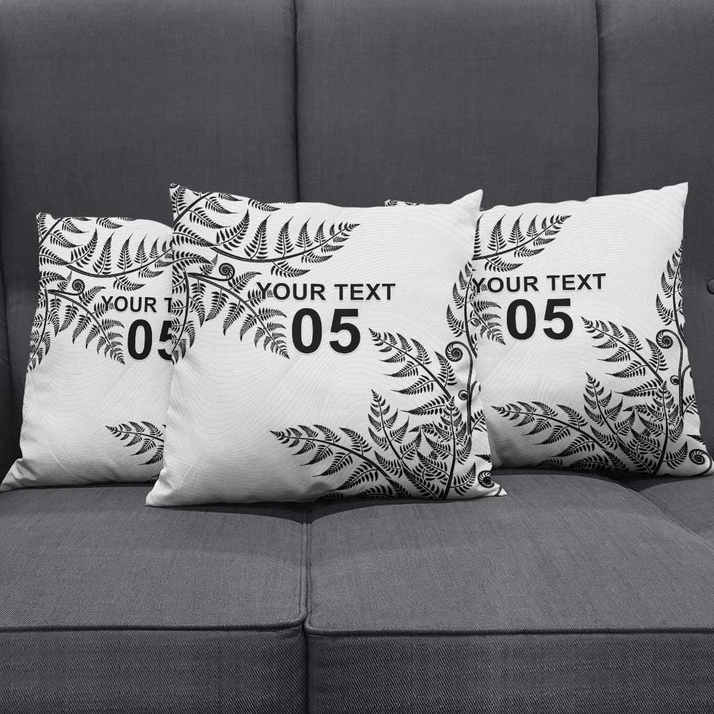 Custom New Zealand Football Pillow Cover Aotearoa Pride - Polynesian Pride