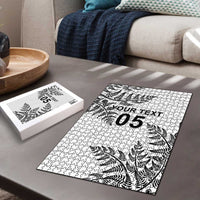 Custom New Zealand Football Puzzle Aotearoa Pride - Polynesian Pride