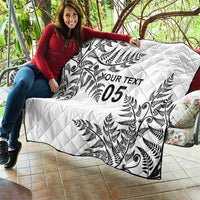 Custom New Zealand Football Quilt Aotearoa Pride - Polynesian Pride