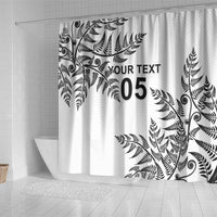 Custom New Zealand Football Shower Curtain Aotearoa Pride - Polynesian Pride