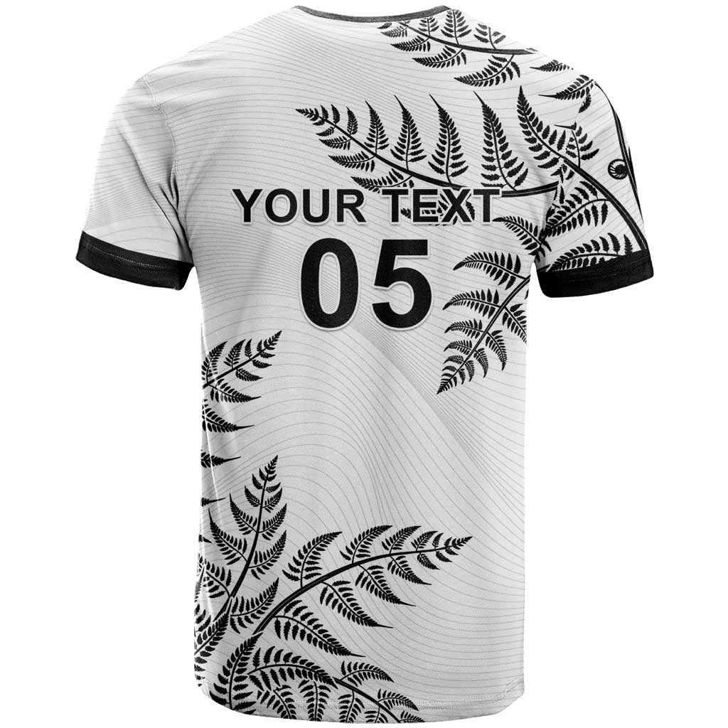 Custom New Zealand Football T Shirt Aotearoa Pride - Polynesian Pride