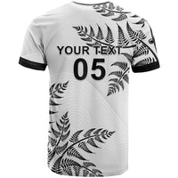Custom New Zealand Football T Shirt Aotearoa Pride - Polynesian Pride
