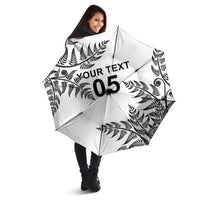 Custom New Zealand Football Umbrella Aotearoa Pride - Polynesian Pride
