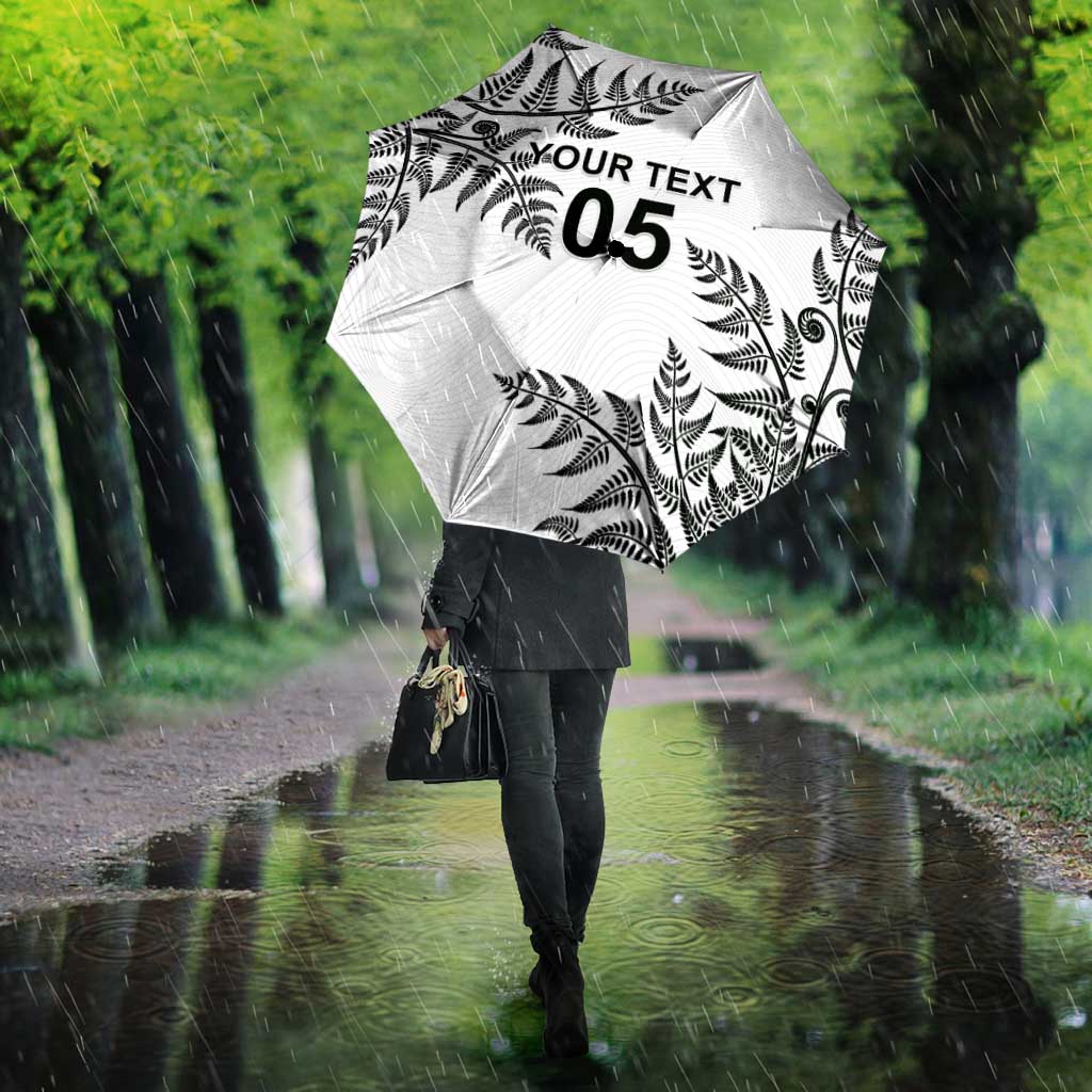 Custom New Zealand Football Umbrella Aotearoa Pride - Polynesian Pride