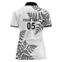 Custom New Zealand Football Women Polo Shirt Aotearoa Pride - Polynesian Pride