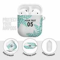 Custom New Zealand Football AirPods Case Aotearoa Pride Aqua Version - Polynesian Pride