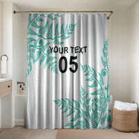 Custom New Zealand Football Bathroom Set Aotearoa Pride Aqua Version - Polynesian Pride