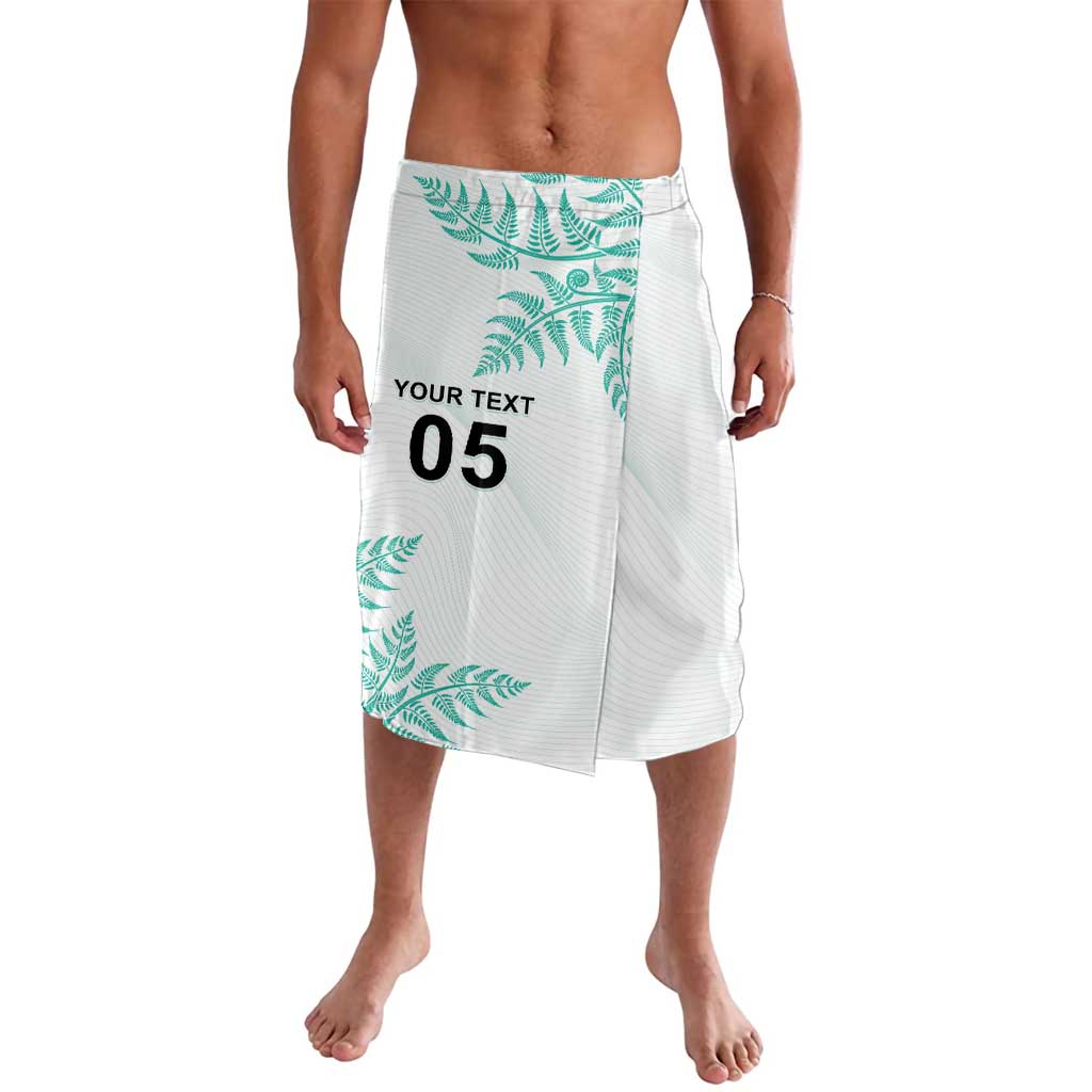 Custom New Zealand Football Lavalava Aotearoa Pride Aqua Version - Polynesian Pride