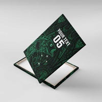 Custom New Zealand Fishing Canvas Wall Art Maori Tribal Pattern - Polynesian Pride