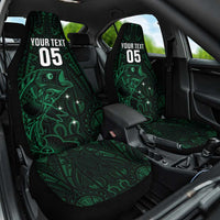 Custom New Zealand Fishing Car Seat Cover Maori Tribal Pattern - Polynesian Pride