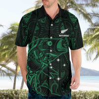 Custom New Zealand Fishing Hawaiian Shirt Maori Tribal Pattern - Polynesian Pride