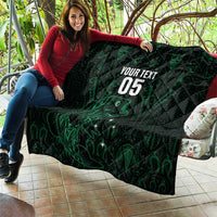 Custom New Zealand Fishing Quilt Maori Tribal Pattern - Polynesian Pride