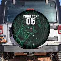 Custom New Zealand Fishing Spare Tire Cover Maori Tribal Pattern - Polynesian Pride