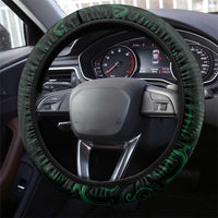 New Zealand Fishing Steering Wheel Cover Maori Tribal Pattern - Polynesian Pride