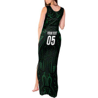 Custom New Zealand Fishing Tank Maxi Dress Maori Tribal Pattern - Polynesian Pride