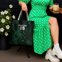 Custom New Zealand Fishing Tote Bag Maori Tribal Pattern - Polynesian Pride