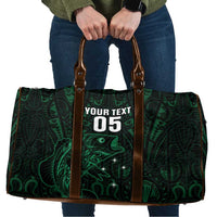 Custom New Zealand Fishing Travel Bag Maori Tribal Pattern - Polynesian Pride