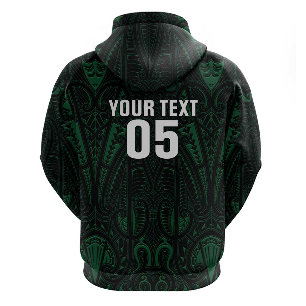 Custom New Zealand Fishing Zip Hoodie Maori Tribal Pattern - Polynesian Pride