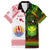 Custom Hawaii And Tahiti Hawaiian Shirt Coat Of Arms Polynesian Pattern LT05 Reggae - Polynesian Pride