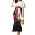 Personalised Tonga ANZAC Day Te Tau Manatui Kinautolu Family Matching Mermaid Dress and Hawaiian Shirt Lest We Forget LT05 Mom's Dress White - Polynesian Pride