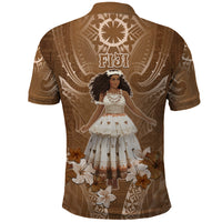 Bula Fiji Women's Day Polo Shirt With Fijian Tapa Pattern LT05 - Polynesian Pride