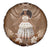 Bula Fiji Women's Day Spare Tire Cover With Fijian Tapa Pattern
