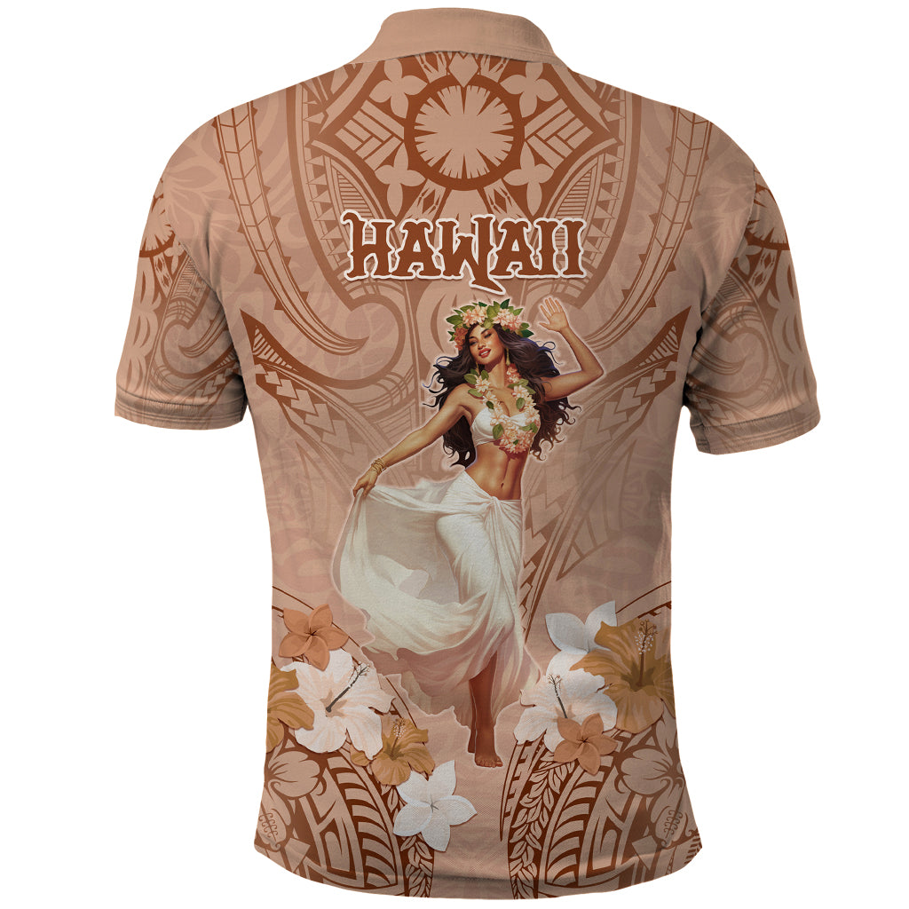Hawaii Women's Day Polo Shirt With Polynesian Pattern LT05 - Polynesian Pride