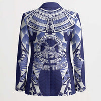 Personalised Tonga Queen Salote College Blazer Centenary Navy Version