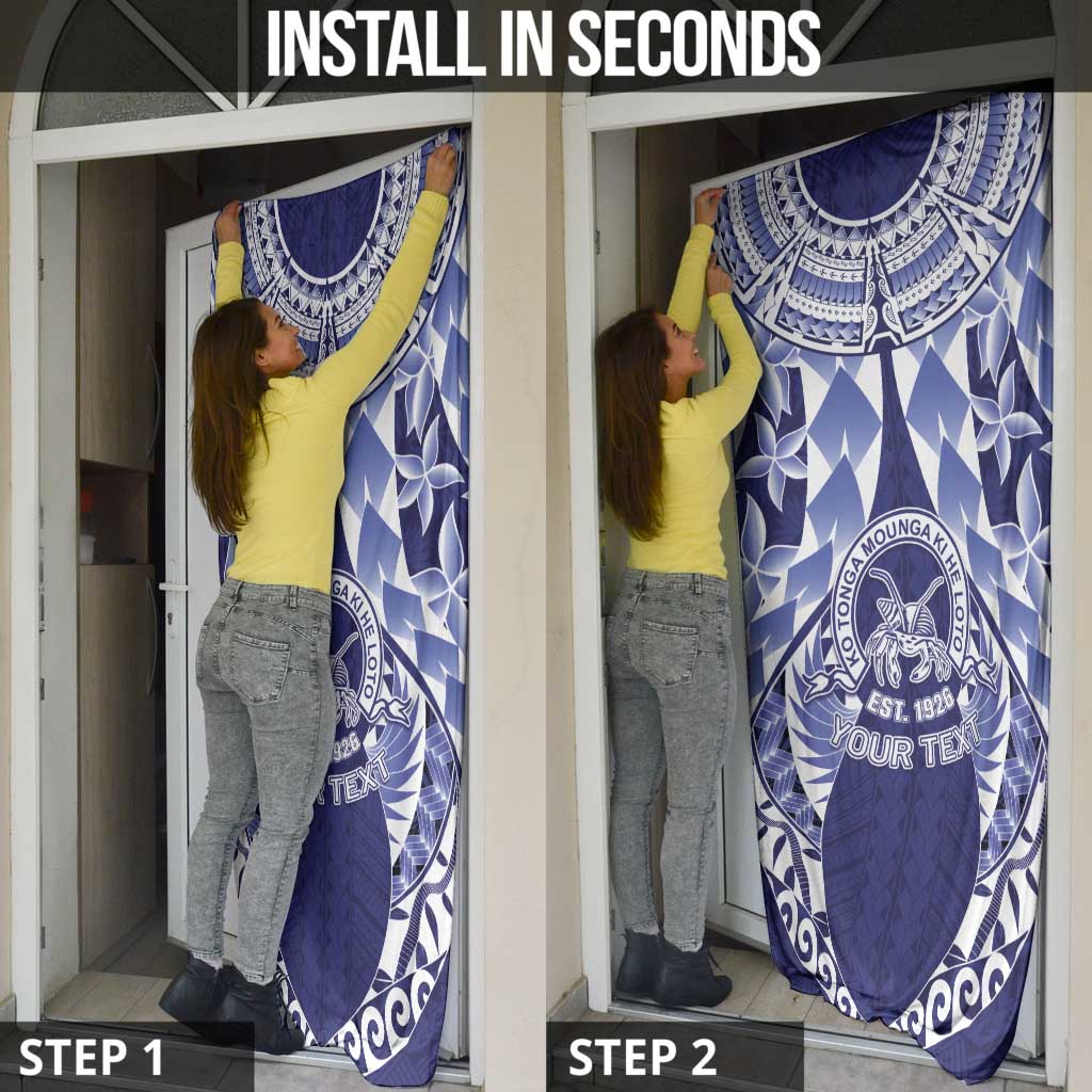 Personalised Tonga Queen Salote College Door Cover Centenary Navy Version