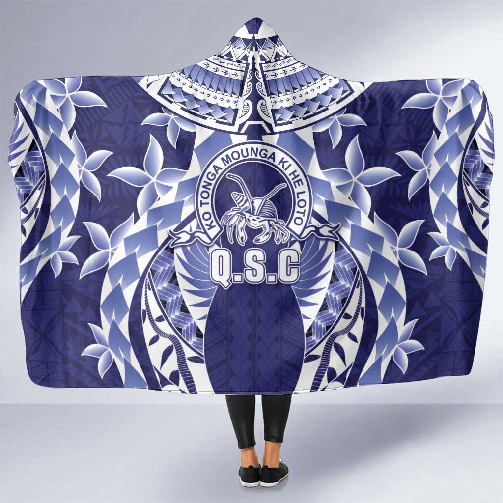 Tonga Queen Salote College Hooded Blanket Centenary Navy Version