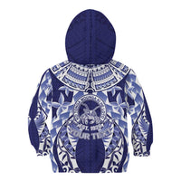 Personalised Tonga Queen Salote College Kid Hoodie Centenary Navy Version