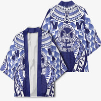 Personalised Tonga Queen Salote College Kimono Centenary Navy Version
