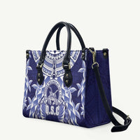 Tonga Queen Salote College Leather Bag Centenary Navy Version